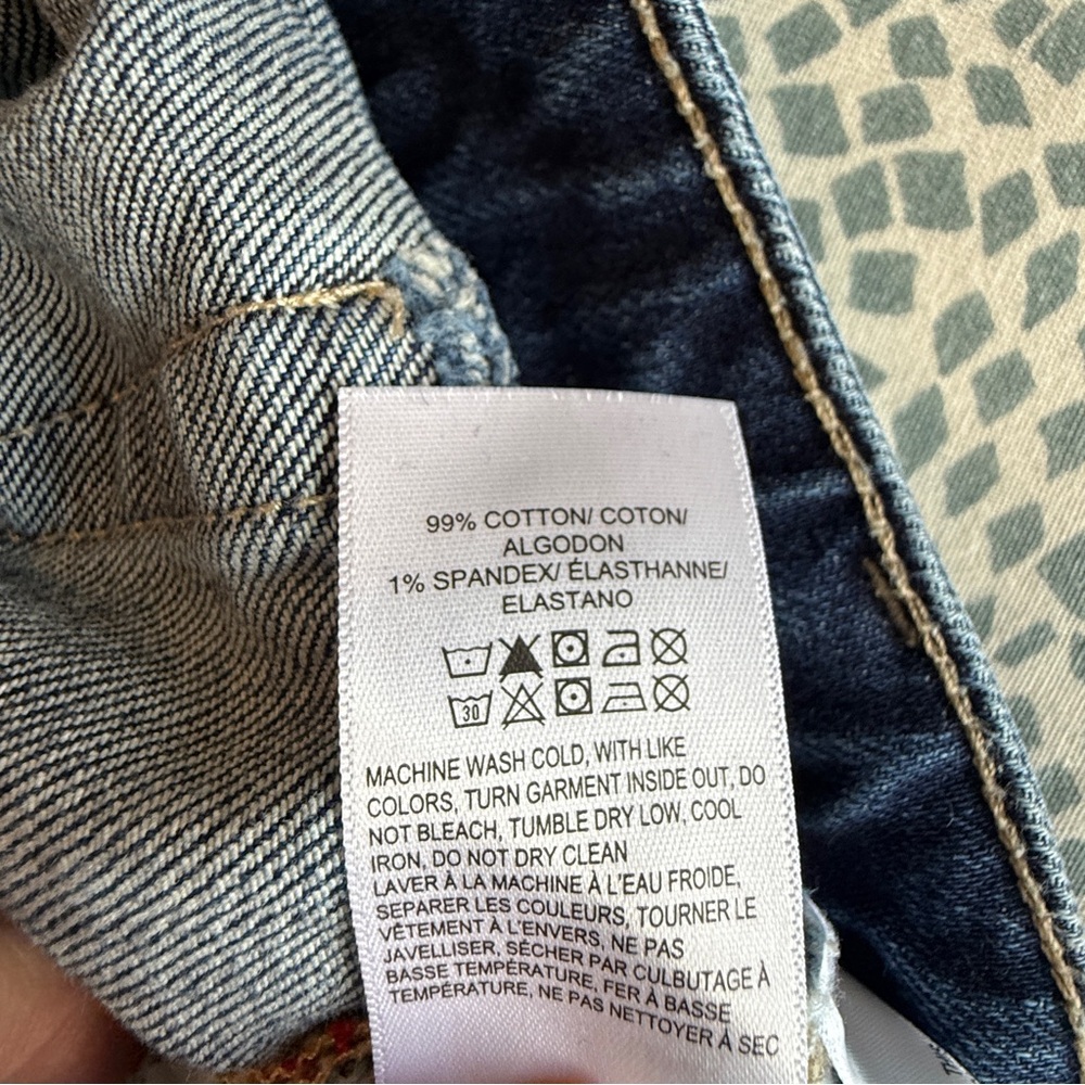 Lucky Brand | The Baggy Wide Leg Cuffed Jeans - Picture 11 of 11